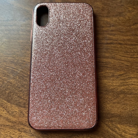iPhone 10 pink glitter case - Picture 1 of 2